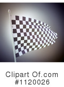Checkered Flag Clipart #1120026 by Mopic