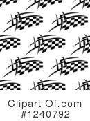 Checkered Flag Clipart #1240792 by Vector Tradition SM