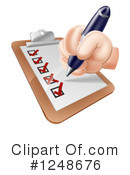 Checklist Clipart #1248676 by AtStockIllustration