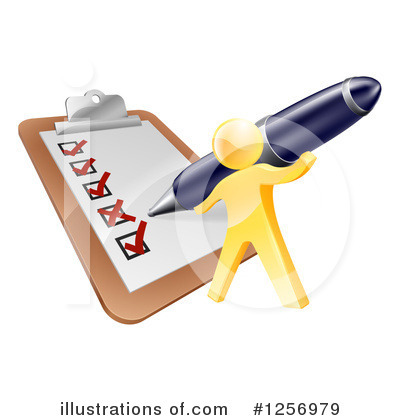 Writing Clipart #1256979 by AtStockIllustration
