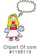 Cheerleader Clipart #1198119 by lineartestpilot