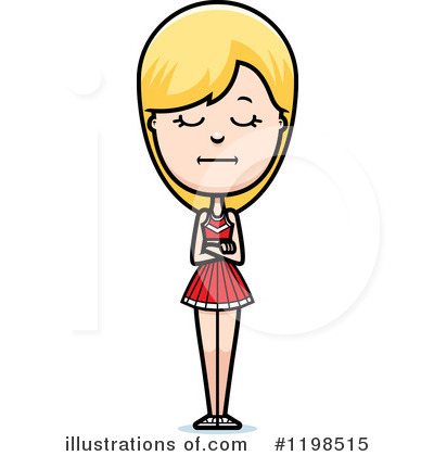 Royalty-Free (RF) Cheerleader Clipart Illustration by Cory Thoman - Stock Sample #1198515
