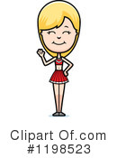 Cheerleader Clipart #1198523 by Cory Thoman