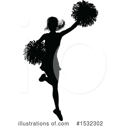 Royalty-Free (RF) Cheerleader Clipart Illustration by AtStockIllustration - Stock Sample #1532302