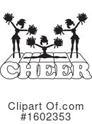 Cheerleader Clipart #1602353 by Johnny Sajem