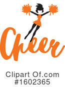 Cheerleader Clipart #1602365 by Johnny Sajem
