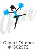 Cheerleader Clipart #1602372 by Johnny Sajem