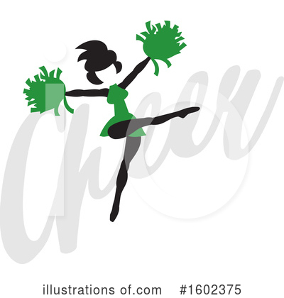 Royalty-Free (RF) Cheerleader Clipart Illustration by Johnny Sajem - Stock Sample #1602375
