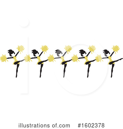 Royalty-Free (RF) Cheerleader Clipart Illustration by Johnny Sajem - Stock Sample #1602378