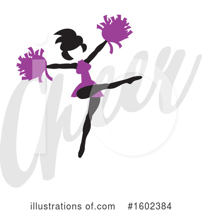 Cheerleading Clipart #1602384 by Johnny Sajem