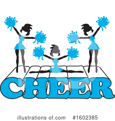 Royalty-Free (RF) Cheerleader Clipart Illustration by Johnny Sajem - Stock Sample #1602385