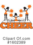 Cheerleader Clipart #1602389 by Johnny Sajem