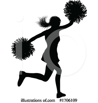 Royalty-Free (RF) Cheerleader Clipart Illustration by AtStockIllustration - Stock Sample #1706109