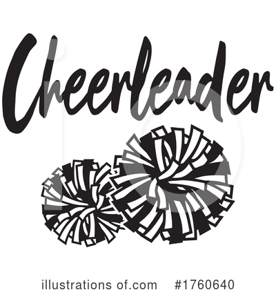 Cheerleader Clipart #1760640 by Johnny Sajem