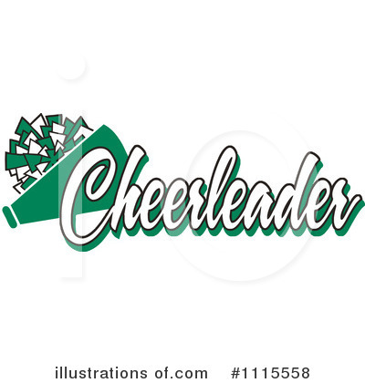 Cheerleader Megaphone Clipart #1115558 by Johnny Sajem