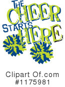 Cheerleading Clipart #1175981 by Johnny Sajem