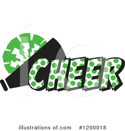 Royalty-Free (RF) Cheerleading Clipart Illustration by Johnny Sajem - Stock Sample #1200018