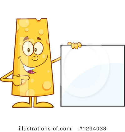 Royalty-Free (RF) Cheese Character Clipart Illustration by Hit Toon - Stock Sample #1294038