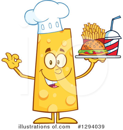 Royalty-Free (RF) Cheese Character Clipart Illustration by Hit Toon - Stock Sample #1294039