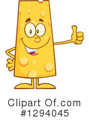 Cheese Character Clipart #1294045 by Hit Toon