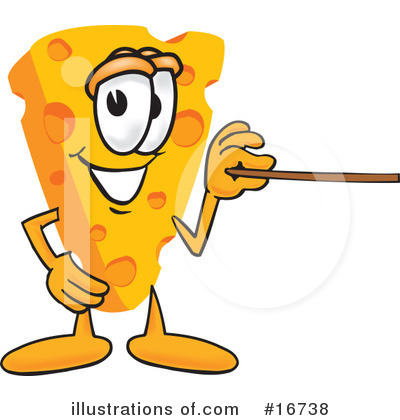 Royalty-Free (RF) Cheese Character Clipart Illustration by Mascot Junction - Stock Sample #16738
