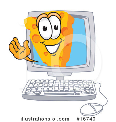 Cheese Character Clipart #16740 by Toons4Biz