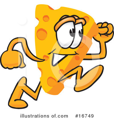 Royalty-Free (RF) Cheese Character Clipart Illustration by Mascot Junction - Stock Sample #16749