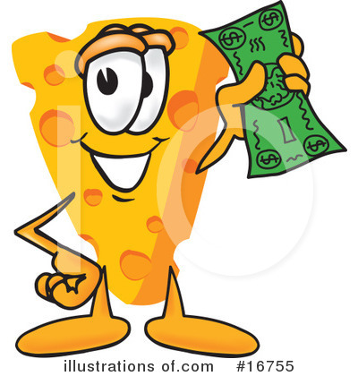 Cheese Character Clipart #16755 by Toons4Biz