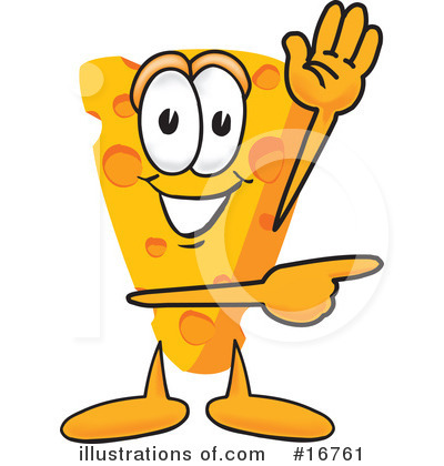 Cheese Mascot Clipart #16761 by Mascot Junction