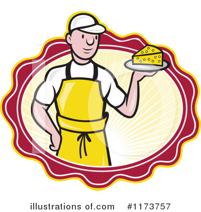 Royalty-Free (RF) Cheese Clipart Illustration by patrimonio - Stock Sample #1173757