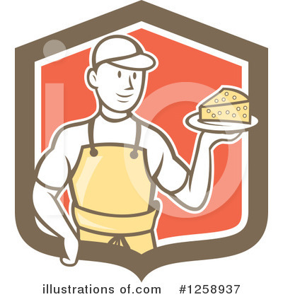 Royalty-Free (RF) Cheese Clipart Illustration by patrimonio - Stock Sample #1258937