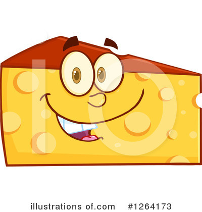 Cheese Character Clipart #1264173 by Hit Toon