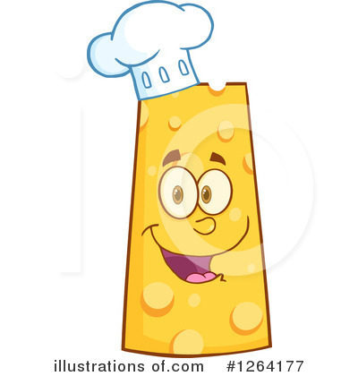 Royalty-Free (RF) Cheese Clipart Illustration by Hit Toon - Stock Sample #1264177