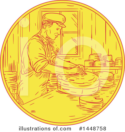 Cheesemaker Clipart #1448758 by patrimonio