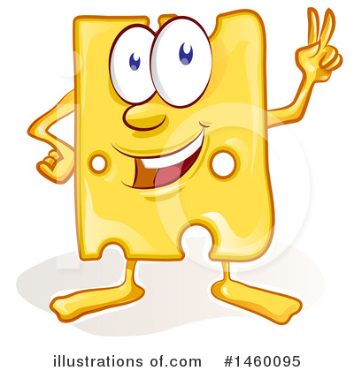 Cheese Mascot Clipart #1460095 by Domenico Condello
