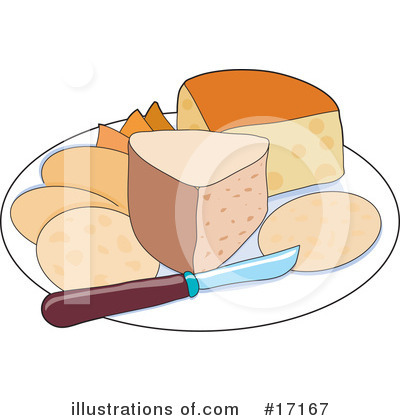 Royalty-Free (RF) Cheese Clipart Illustration by Maria Bell - Stock Sample #17167