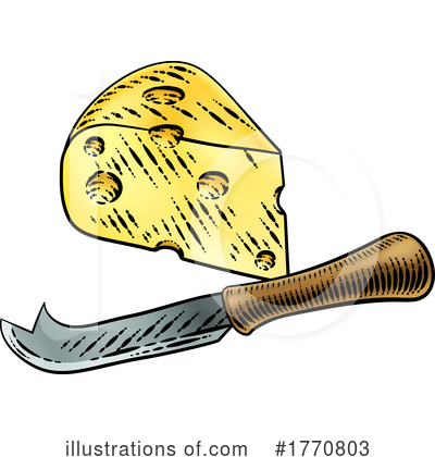 Royalty-Free (RF) Cheese Clipart Illustration by AtStockIllustration - Stock Sample #1770803