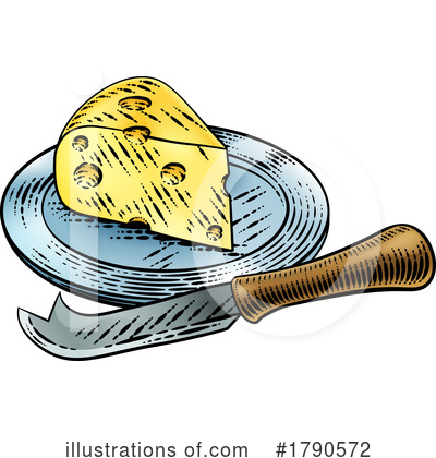 Royalty-Free (RF) Cheese Clipart Illustration by AtStockIllustration - Stock Sample #1790572