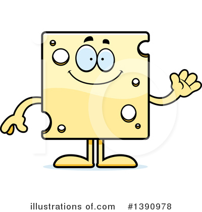 Cheese Mascot Clipart #1390978 by Cory Thoman
