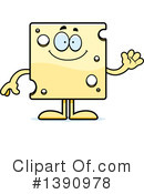 Cheese Mascot Clipart #1390978 by Cory Thoman
