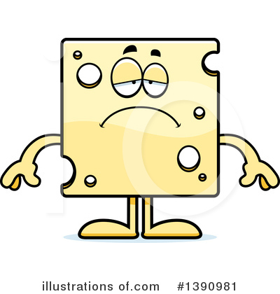 Cheese Mascot Clipart #1390981 by Cory Thoman