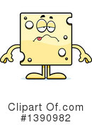 Cheese Mascot Clipart #1390982 by Cory Thoman