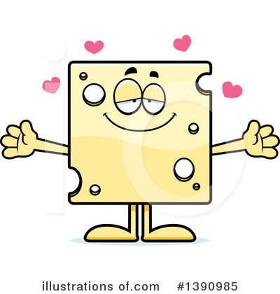 Cheese Mascot Clipart #1390985 by Cory Thoman