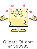 Cheese Mascot Clipart #1390985 by Cory Thoman