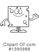Cheese Mascot Clipart #1390988 by Cory Thoman
