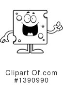 Cheese Mascot Clipart #1390990 by Cory Thoman