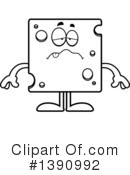 Cheese Mascot Clipart #1390992 by Cory Thoman