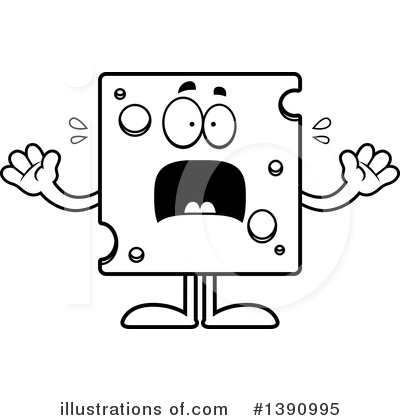 Cheese Mascot Clipart #1390995 by Cory Thoman