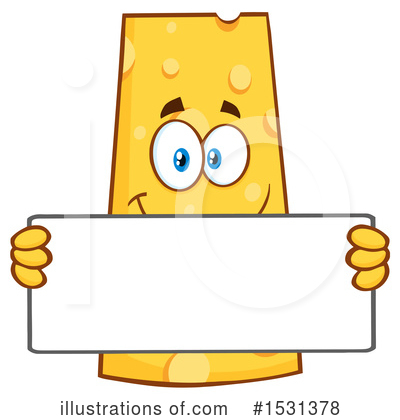 Royalty-Free (RF) Cheese Mascot Clipart Illustration by Hit Toon - Stock Sample #1531378