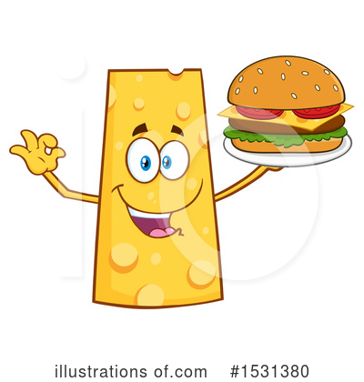 Royalty-Free (RF) Cheese Mascot Clipart Illustration by Hit Toon - Stock Sample #1531380